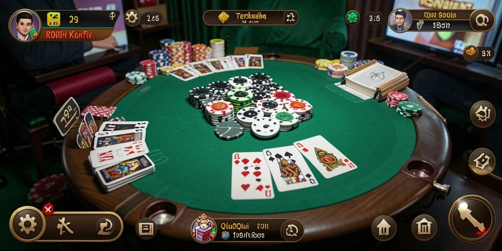 Tampilan gameplay QiuQiu yang menarik di RSNOK.